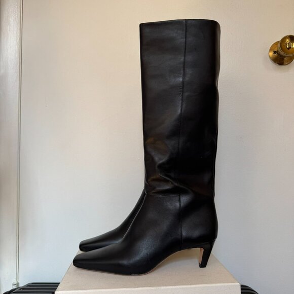 New Reformation Remy Knee Boot in Black Size 7 - Picture 9 of 17